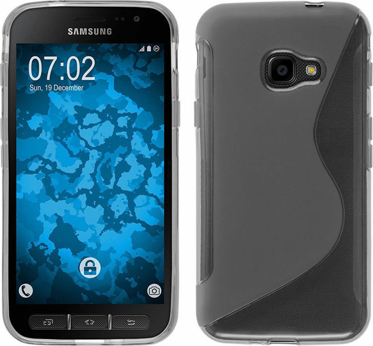 Pearlycase Samsung Galaxy Xcover 4/4s Transparant TPU Siliconen case hoesje op Prijzenvolger.com