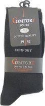 NAFT - Comfort Socks - Heren - 6 paar - Maat 39-42 - 2x3pack Grijs Mix