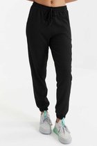 Sweatpants - Crepe - Jogger - Dames - Trainingsbroek Zwart - S