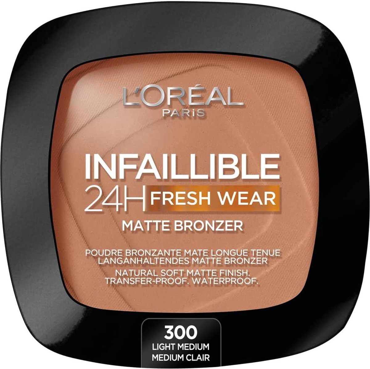 Bol.com L'Oréal Infallible 24H Fresh Wear Matte Bronzer - 300 Light Medium aanbieding