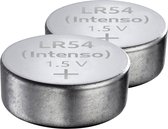 Intenso LR 54 Alkaline Energy 2er Blister - LR 54/V10GA - 45 mAh, Batterie à usage unique, LR54, Alcaline, 1,5 V, 2 pièce(s), 45 mAh
