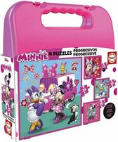 MINNIE Malette Progressive Puzzles Minnie & The Happy Helpers (12-16-20-25)