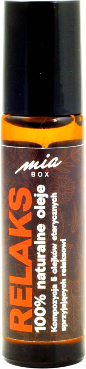 Goedkoopste Miabox Zuivere en Natuurlijke Etherische Oliën Relax Roller - 10 ml - Bevat 5 Essentiële Oliën ter Bevordering van Ontspanning - Aromatherapie