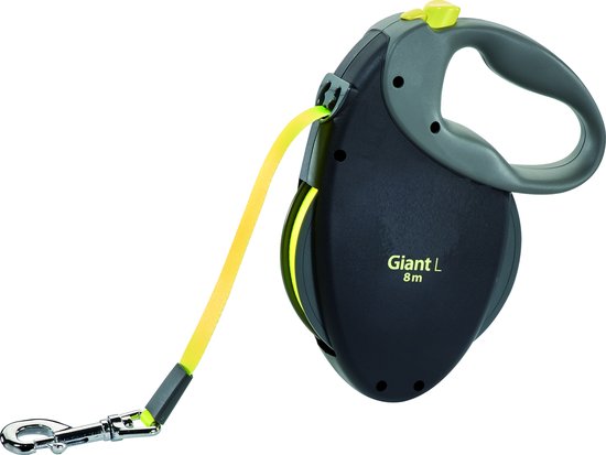 Pecute Rollijn Classic Cord 5 meter tot 30 kg hondenriem, hondenriem, oprolbare hondenrie, geschikt voor grote, middelgrote en kleine honden