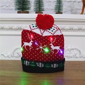 Kerstmuts - Met licht - Elanden - Kerstmis - Winter - Warm