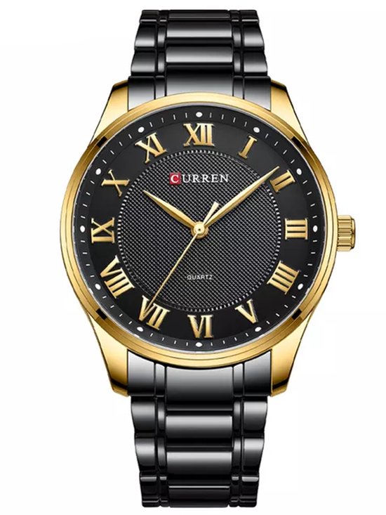 Curren horloge online zwart