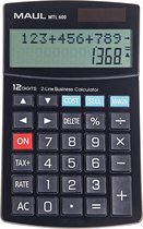 Maul MTL 600 Calculatrice de bureau à piles, à énergie solaire Zwart Nombre de positions d'affichage : 12