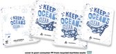 Schrift adoc ocean waste plastics a5 5x5mm 144pag | 1 stuk | 10 stuks