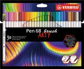 Brushstift STABILO Pen 568 Arty etui à 30 kleuren - 6 stuks