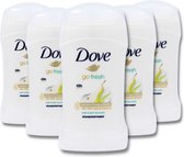 Dove Go Fresh Pear & Aloe Deodorant Vrouw - Anti Transpirant Deodorant Stick met 0% Alcohol en 48 Uur Zweetbescherming - Bestverkochte Deo - 5 Stuks