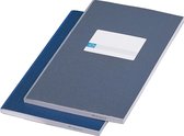 Kasboek atlanta 210x165mm 192blz 1 kolom blauw | Omdoos a 5 stuk | 5 stuks