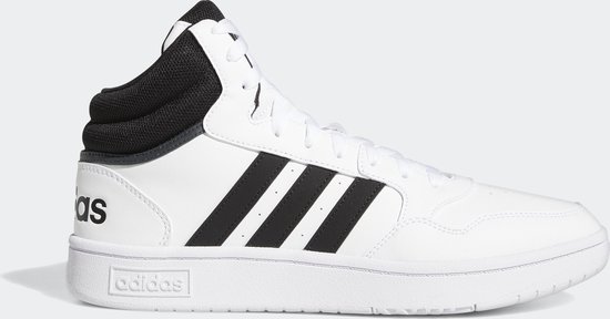 adidas Sportswear Hoops 3.0 Mid Classic Vintage Schoenen - Unisex - Zwart- 46 2/3