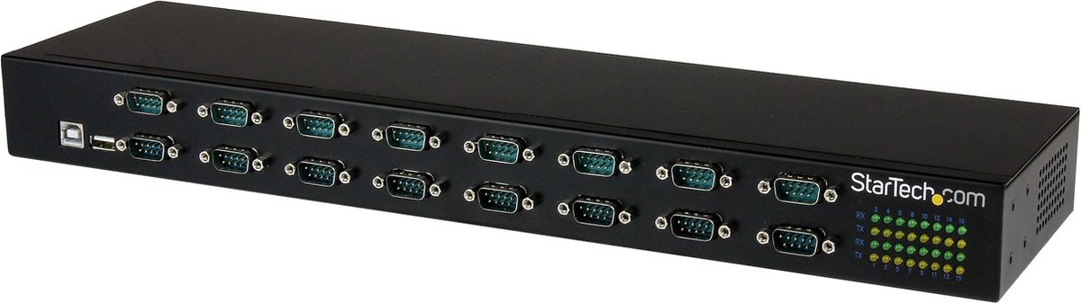 StarTech.com 16-poorts USB naar serieel adapter hub