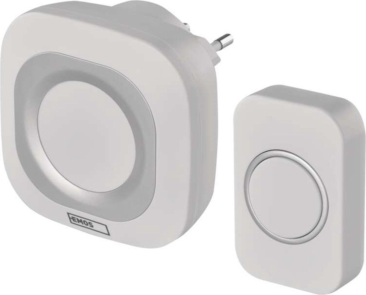 Emos P5733W deurbelset Wit