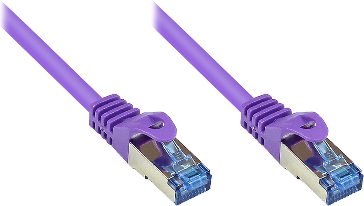 Good Connections S/FTP CAT6a 10 Gigabit netwerkkabel / paars - LSZH - 3 meter