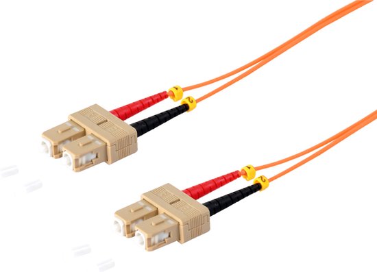 S/CONN 77925 InfiniBand en Glasvezelkabel 5 m SC Oranje