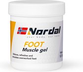 Nordal - Foot Muscle Gel - Spier- en Gewrichtsbalsem – Verkoeld de Huid, Voetspieren en Pezen - Voor en Na Belasting op de Voeten - Pot 100ml – Verzorgend