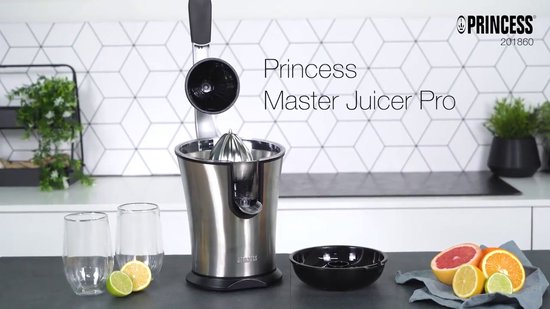 Princess Champion Juicer Pro 300W Squeezer Silver