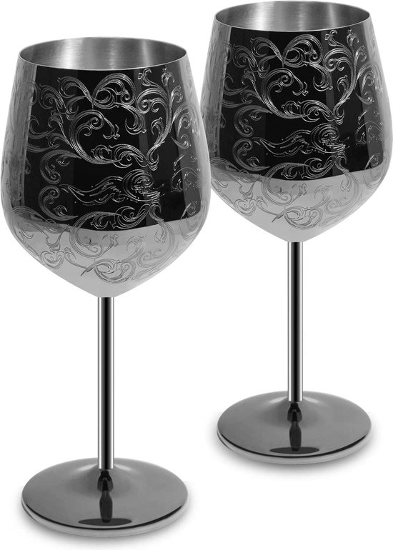 stainless steel wine glasses royal style wine cups / High Quality