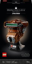 LEGO 75351 Star Wars Prinses Leia (Boushh) Helm Bouwset voor Volwassenen, Fantastisch Cadeau ter Ere van het 40-jarige Jubileum van Return of the jedi, Premiejager Collectie Set 2023