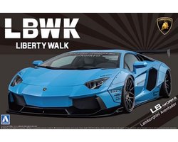 Aoshima Modelbouwpakket Auto - 05989 LB-Works Lamborghini Aventador Ver. 1 Plastic - 1:24 - Modelbouw