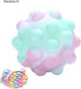 Dacaros Stressballen - 1 x stuks - Knijpbal - Pop it bal - Kinderen - stressbal voor hand - Fidget Toys - 1 x stuks Pop it - Fidget - paashaas portemonnee - tasje - roze - pastel kleur