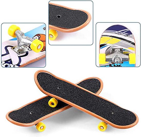Teck Deck Finger Skateboard Set van 2 Skateboards, accessories en extra