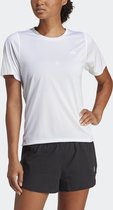 adidas Performance Run Icons 3-Stripes Low-Carbon Running T-shirt - Dames - Wit- XS