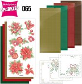 Sparkles Set 65 - Jeanine's Art - Christmas Red Flowers