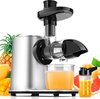 Slowjuicer - Sapcentrifuge - Groente en Fruit - 2 Snelheden - Omkeerfunctie - Slow Juicer - Sapkan & Reinigingsborstel