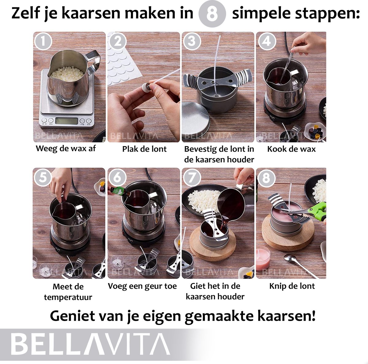 Kaarsenaakkit Voor Volwassenen en Beginners - Sojawas Voor Het Zelf