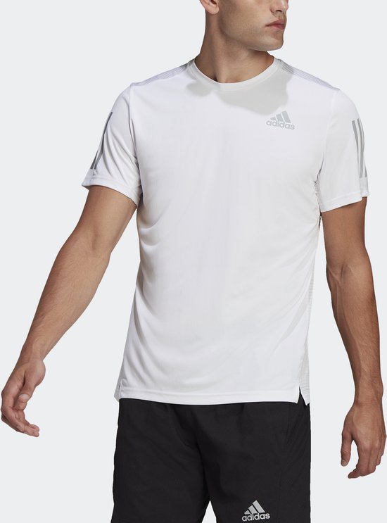 adidas Own The Run Response Shirt Homme - T-shirts de sport - Blanc/Argent  - Homme | bol