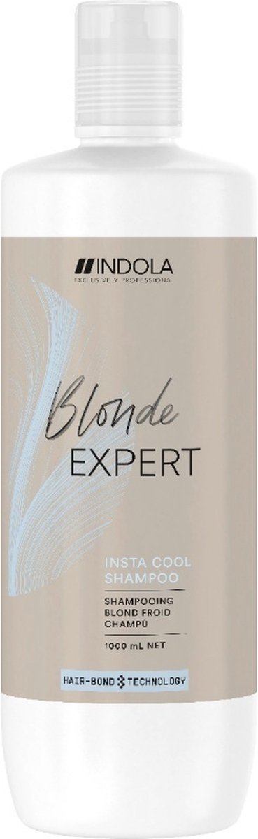 Bol.com Indola - Blonde Expert Insta Cool Shampoo - 1000ml aanbieding