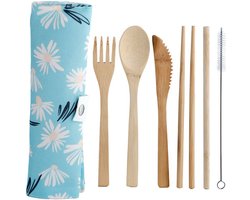 Margriet Pick of the Bunch - 100% natuurlijk bamboe 6-delige bestek set
