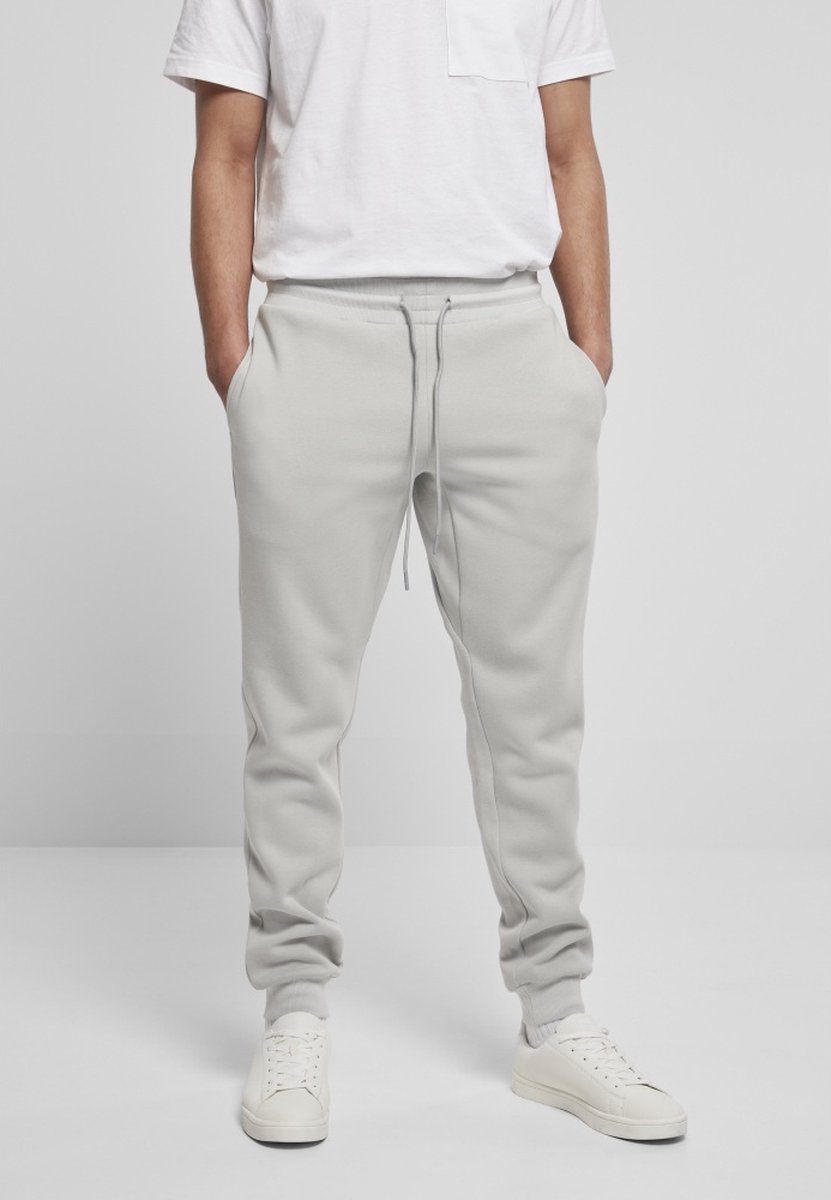 Urban Classics - Basic Heren joggingbroek - M - Grijs