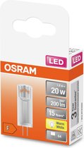 Osram STAR, 1,8 W, 20 W, G4, 200 lm, 15000 h, Blanc chaud
