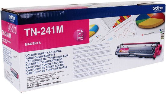 Brother TN-241M Cartouche de toner 1 pièce(s) Original Magenta