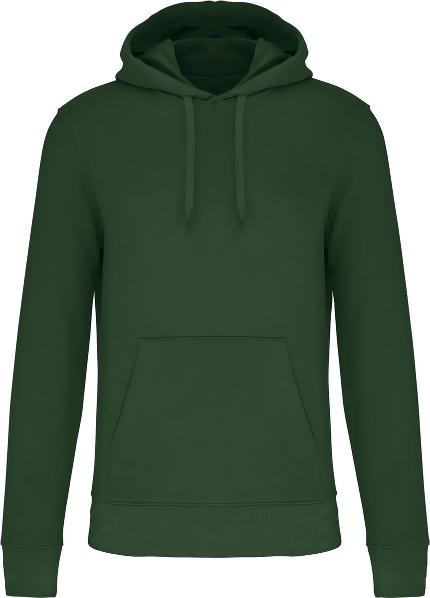 Ecologische herenhoodie met capuchon merk Kariban Forest Groen