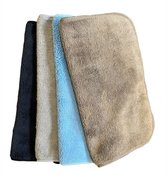Groene Beer - Nano - 4 doeken - Microdoek - Schoonmaakdoek - Zwart - Groen - Grijs - Taupe