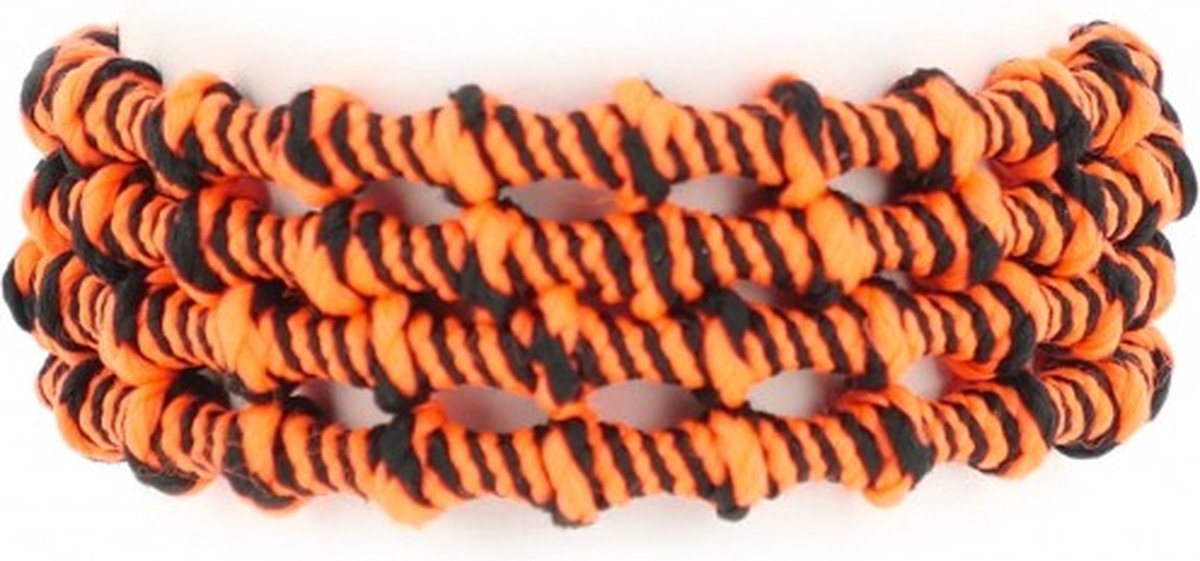 Xtenex X300 Elastische Veter 75cm Black-Orange