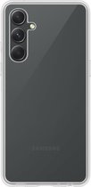 Hoesje Geschikt voor Samsung A14 Hoesje Siliconen Cover Case - Hoes Geschikt voor Samsung Galaxy A14 Hoes Back Case - Transparant