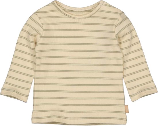 Levv newborn baby jongens shirt Faber aop Olive Stripe
