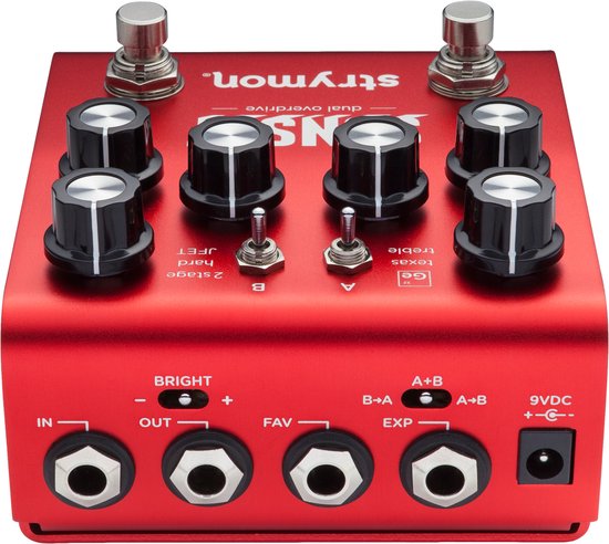 Strymon Sunset - Dual overdrive - Rood | bol