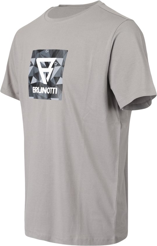 Brunotti Jahn-Logosquare Heren T-shirt | Grijs - XL | bol.com