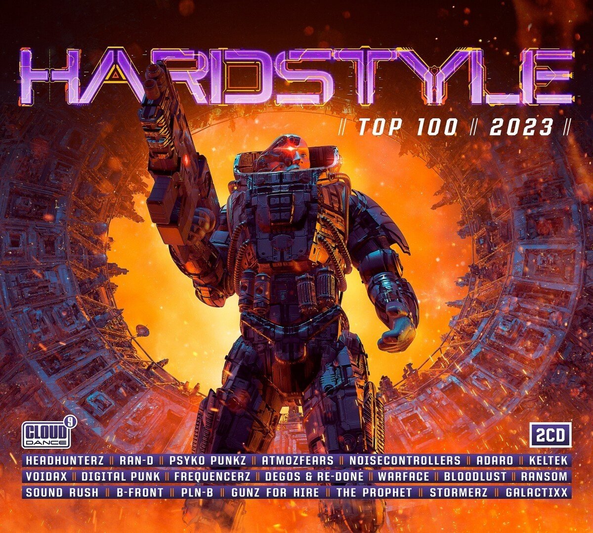 Various Artists - Hardstyle Top 100 - 2023 (2 CD) - various artists