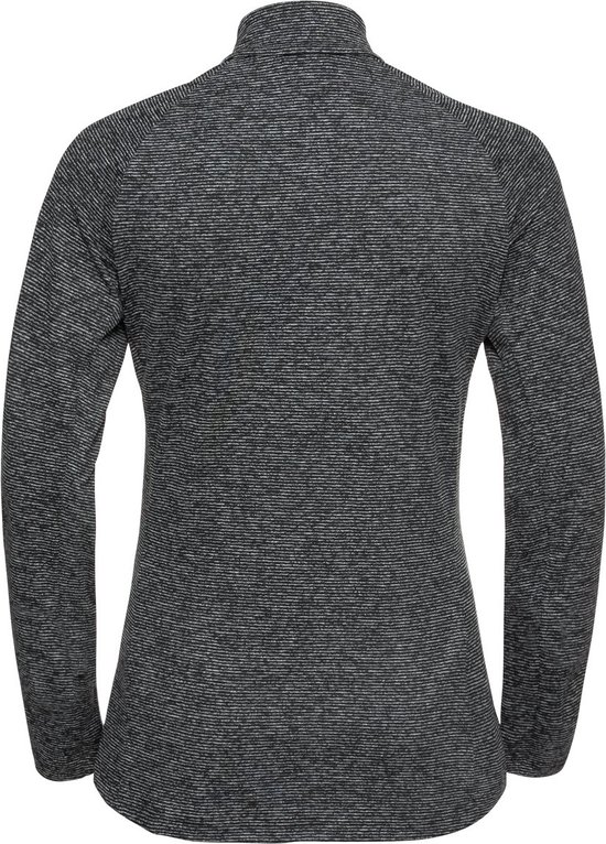 ODLO Sesvenna Lange Mouwenshirt Dames - Black Melange - L