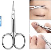MEDLUXY - Nagelriemschaar (huid- en vellenschaartje) - Gebogen - Spits / Scherp punt - 10 cm - (Nagelriemknipper) Cuticle Cutter (verwijderen van nagelriemen)