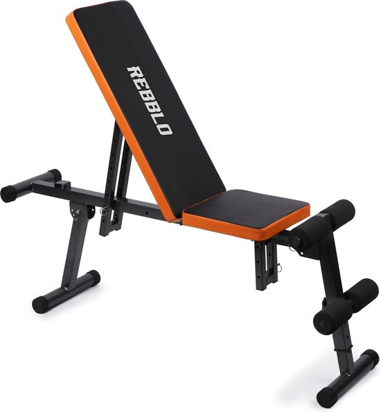Banc De Musculation Réglable – 7 Positions, Charge Max 200 Kg, Pliable, Pré-assemblé 98 %, Gain De Place