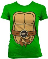 Teenage Mutant Ninja Turtles Dames Tshirt -L- TMNT Costume Groen