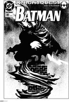 DC Comics Batman Poster -L- Retro Black & White Zwart/Wit